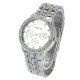 Culater® Les femmes exquis cristal de luxe Quartz strass cristal Montre en Argent