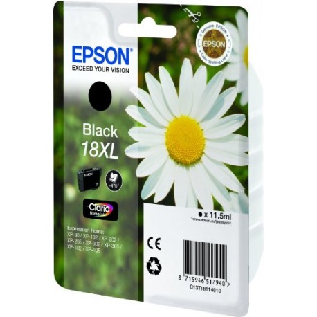 Epson 18XL Cartouche d'encre d'origine Claria Home Noir